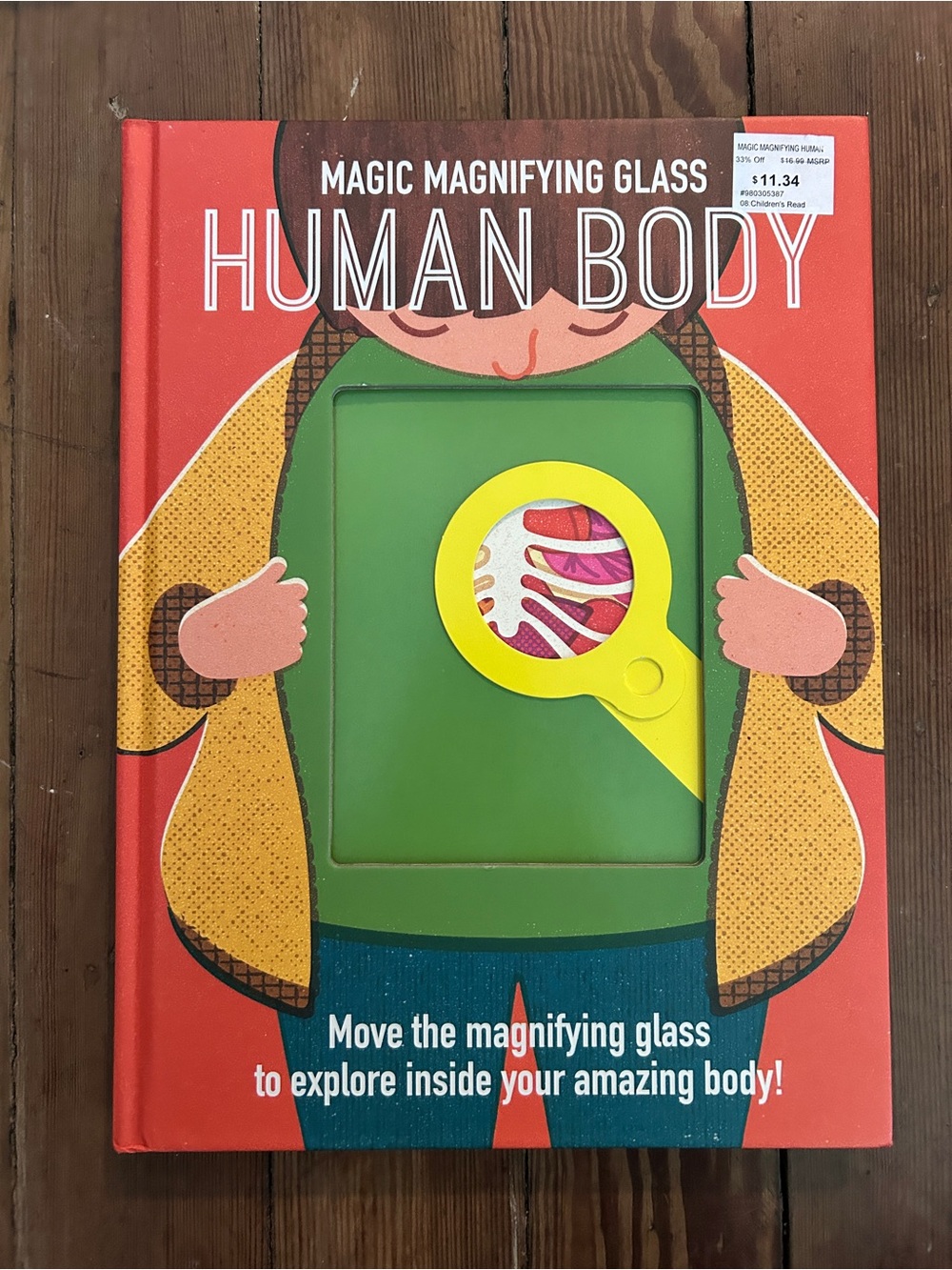 Human Body Magic Magnifying Glass - Yellow/Green